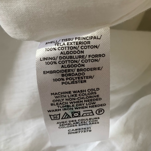 Ann Taylor Daisy Puff Sleeve Wrap Top - Picture 7 of 7